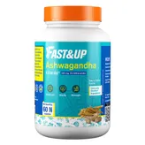 Fast&amp;Up Ashwagandha KSM-66 600 mg, 60 Capsules, Pack of 1