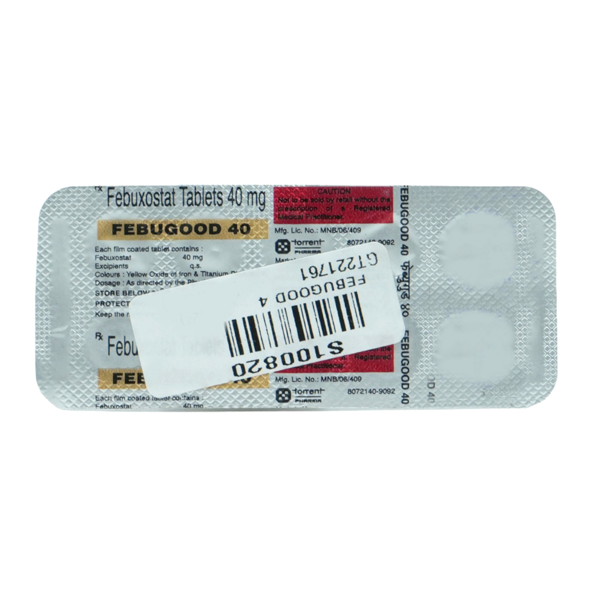 Febugood 40 Tablet 10's, Pack of 10 TABLETS Febugood 40 Tablet 10's, Pack of 10 TABLETS