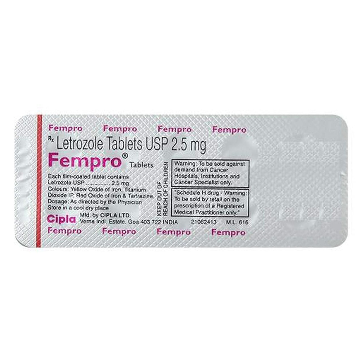 Buy Fempro Tablet 10's Online