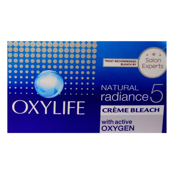 Oxylife Natural Radiance 5 Creme Bleach- With Active Oxygen, 25 gm, Pack of 1