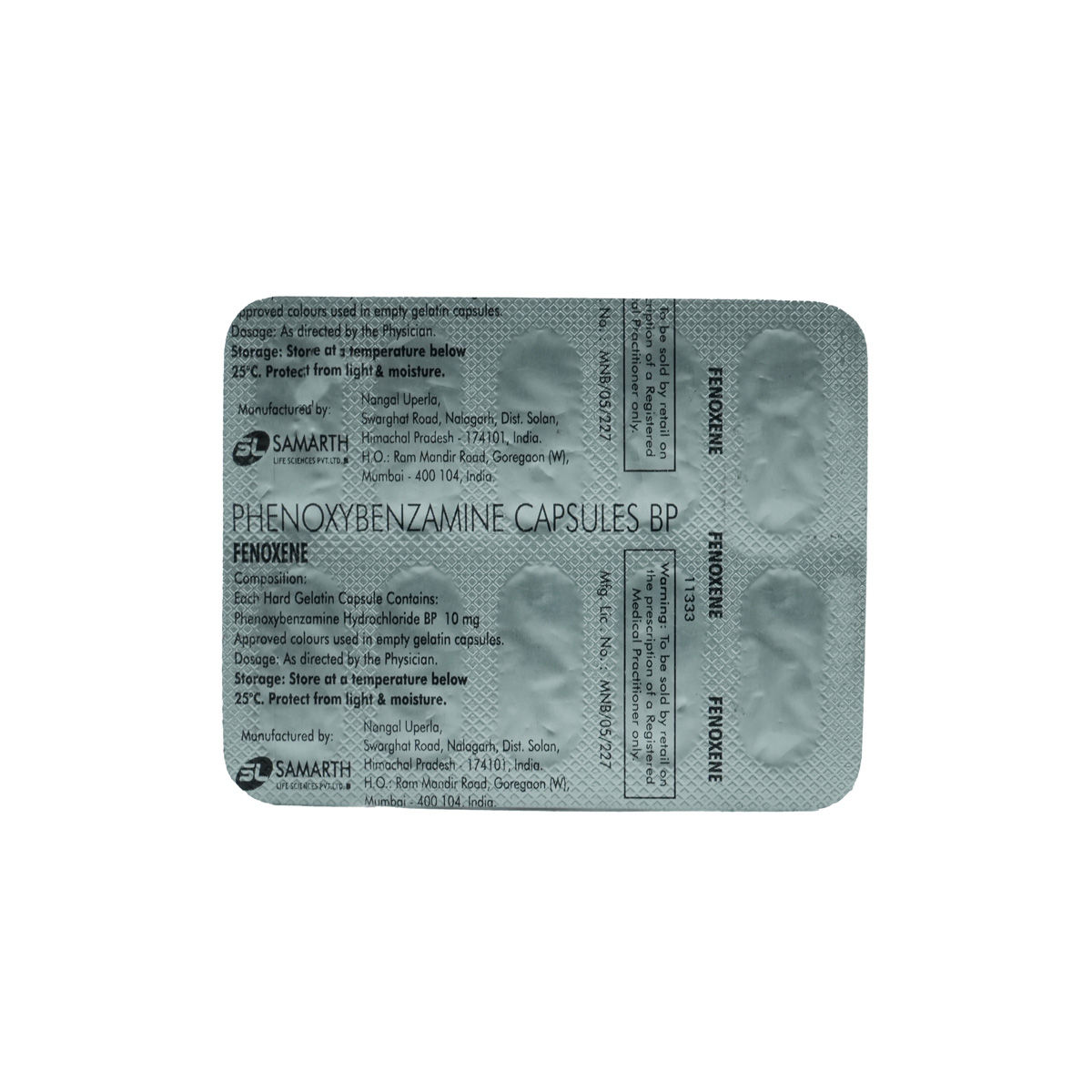 Buy Fenoxene 10 mg Capsule 10's Online