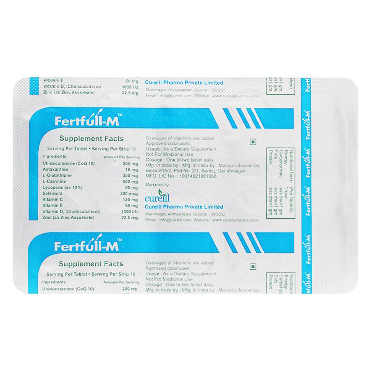 Fertfull M Tablet 10's, Pack of 10 Fertfull M Tablet 10's, Pack of 10