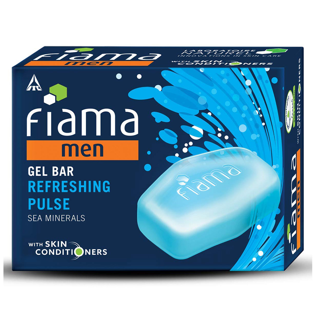 Fiama Di Wills Refreshing Pulse Gel Bar 125 gm | With Conditioners & Sea Minerals | For Soft & Refreshed Skin | For Men | For All Skin Type, Pack of 1 Fiama Di Wills Refreshing Pulse Gel Bar 125 gm | With Conditioners & Sea Minerals | For Soft & Refreshed Skin | For Men | For All Skin Type, Pack of 1
