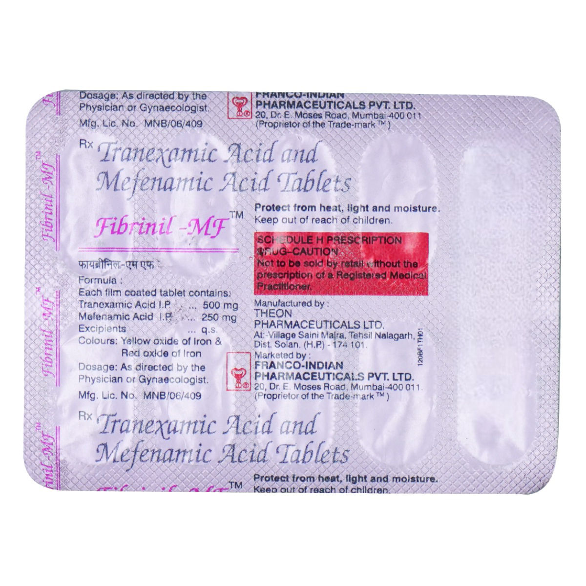 Buy Fibrinil-MF Tablet 10's Online