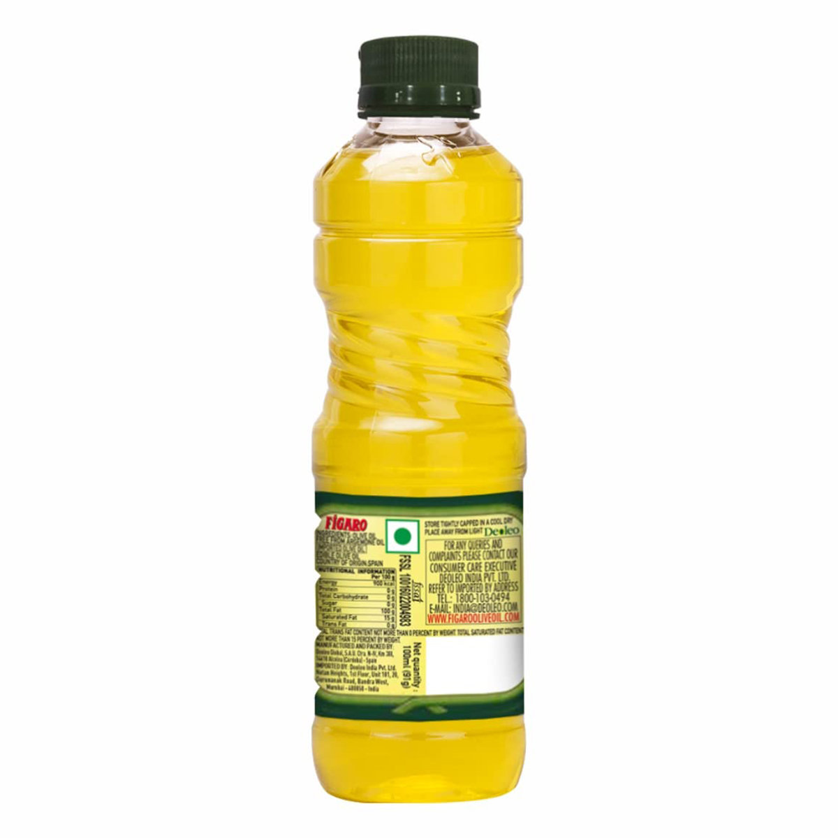 Figaro Olive Oil, 100 ml, Pack of 1 Figaro Olive Oil, 100 ml, Pack of 1
