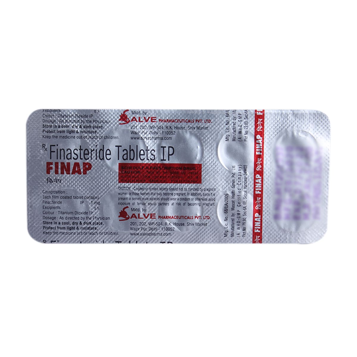 Buy Finap 1 mg Tablet 10's Online