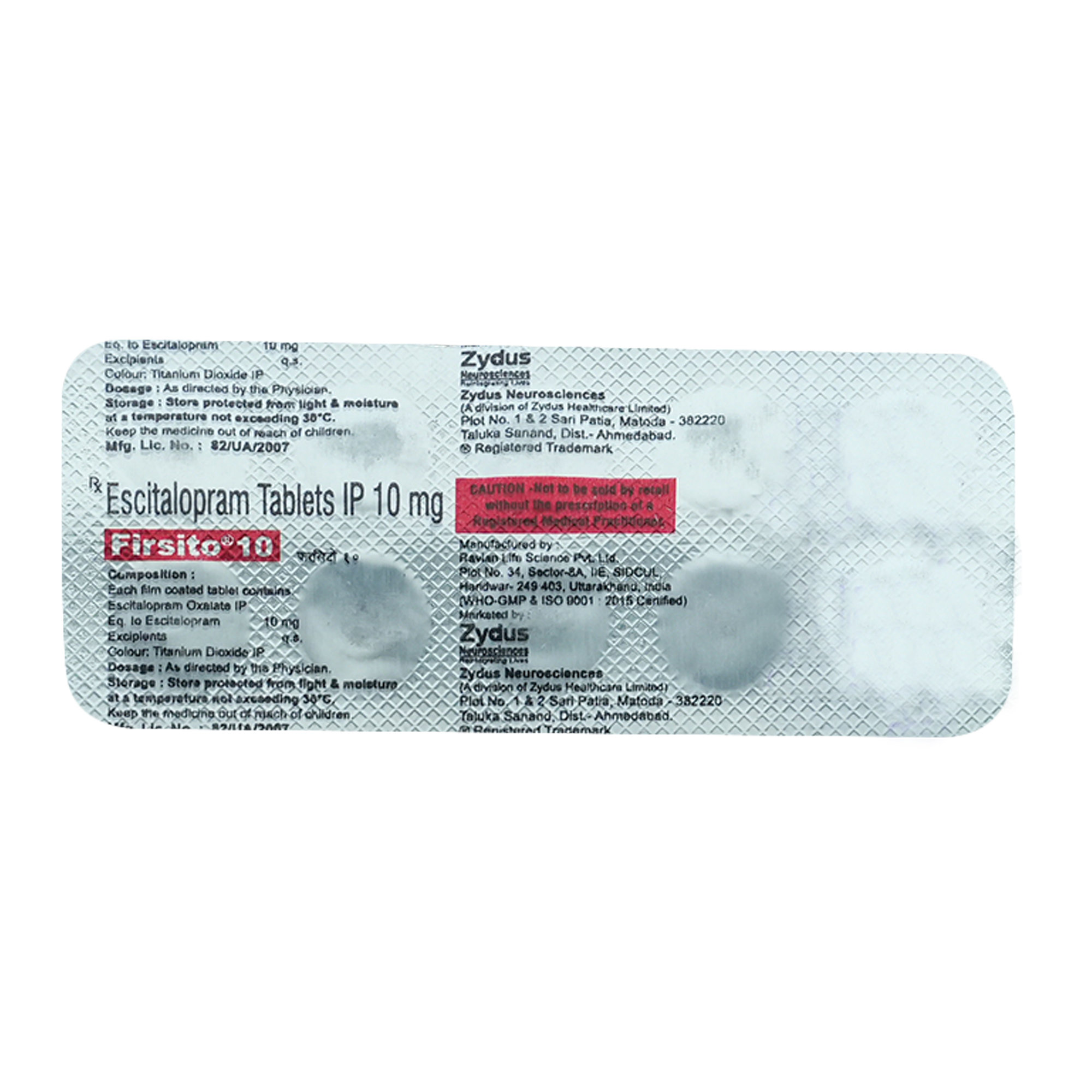 Firsito 10 Tablet 10's, Pack of 10 TABLETS Firsito 10 Tablet 10's, Pack of 10 TABLETS
