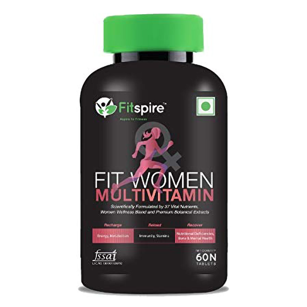 Fitspire Fit Women Multivitamin, 60 Tablets, Pack of 1 Fitspire Fit Women Multivitamin, 60 Tablets, Pack of 1