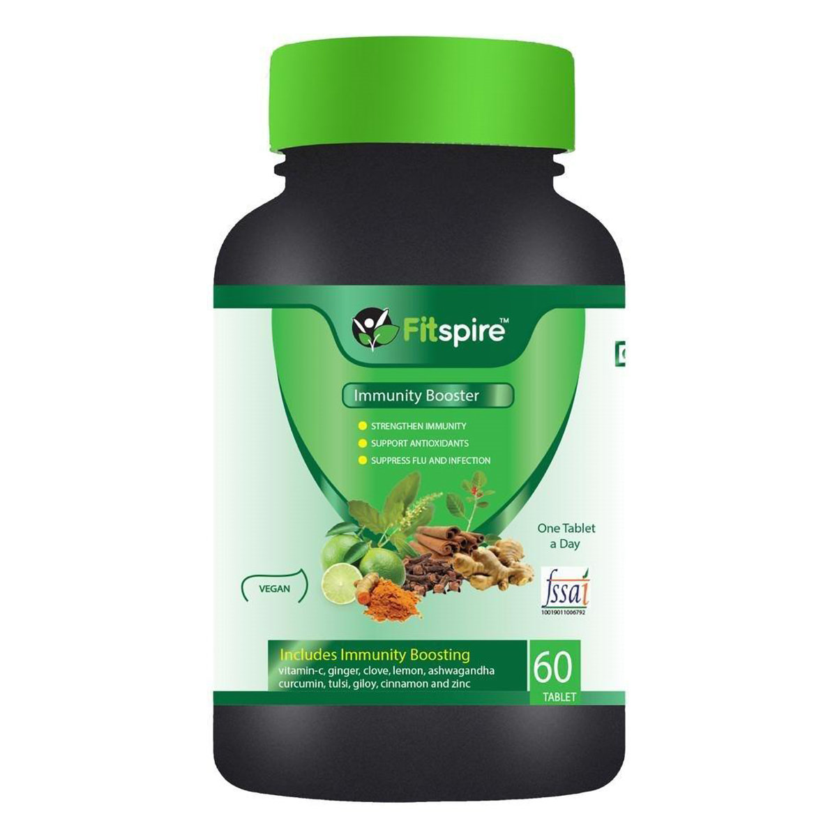 Fitspire Immunity Booster, 60 Tablets, Pack of 1 Fitspire Immunity Booster, 60 Tablets, Pack of 1