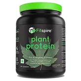 Fitspire Plant Protein Chocolate Flavour Powder, 500 gm, Pack of 1