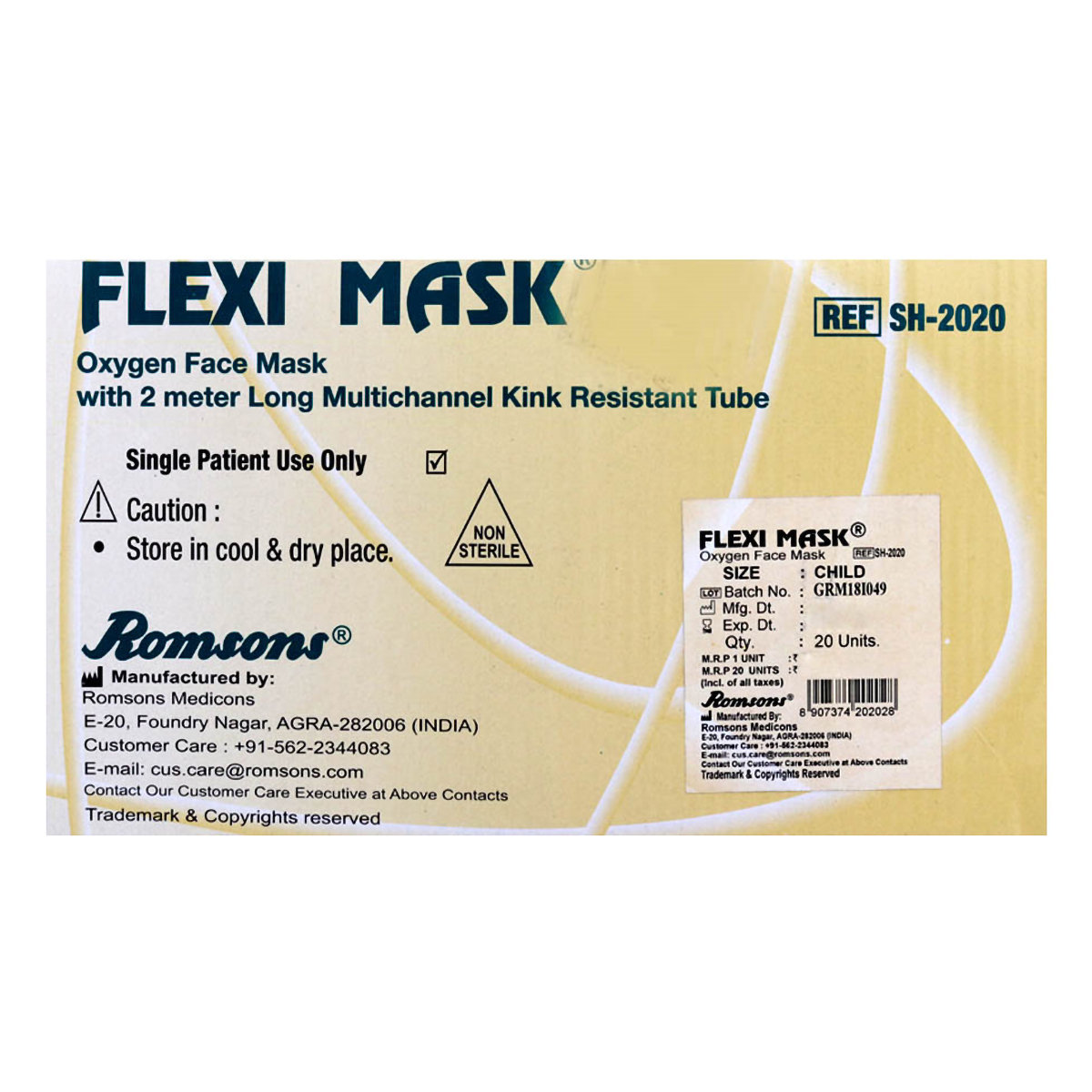 Romson Flexi Mask For Kids, 1 Count, Pack of 1 Romson Flexi Mask For Kids, 1 Count, Pack of 1