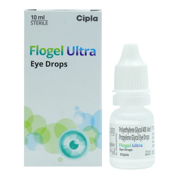 Flogel Ultra Eye Drops 10 ml, Pack of 1 EYE DROPS