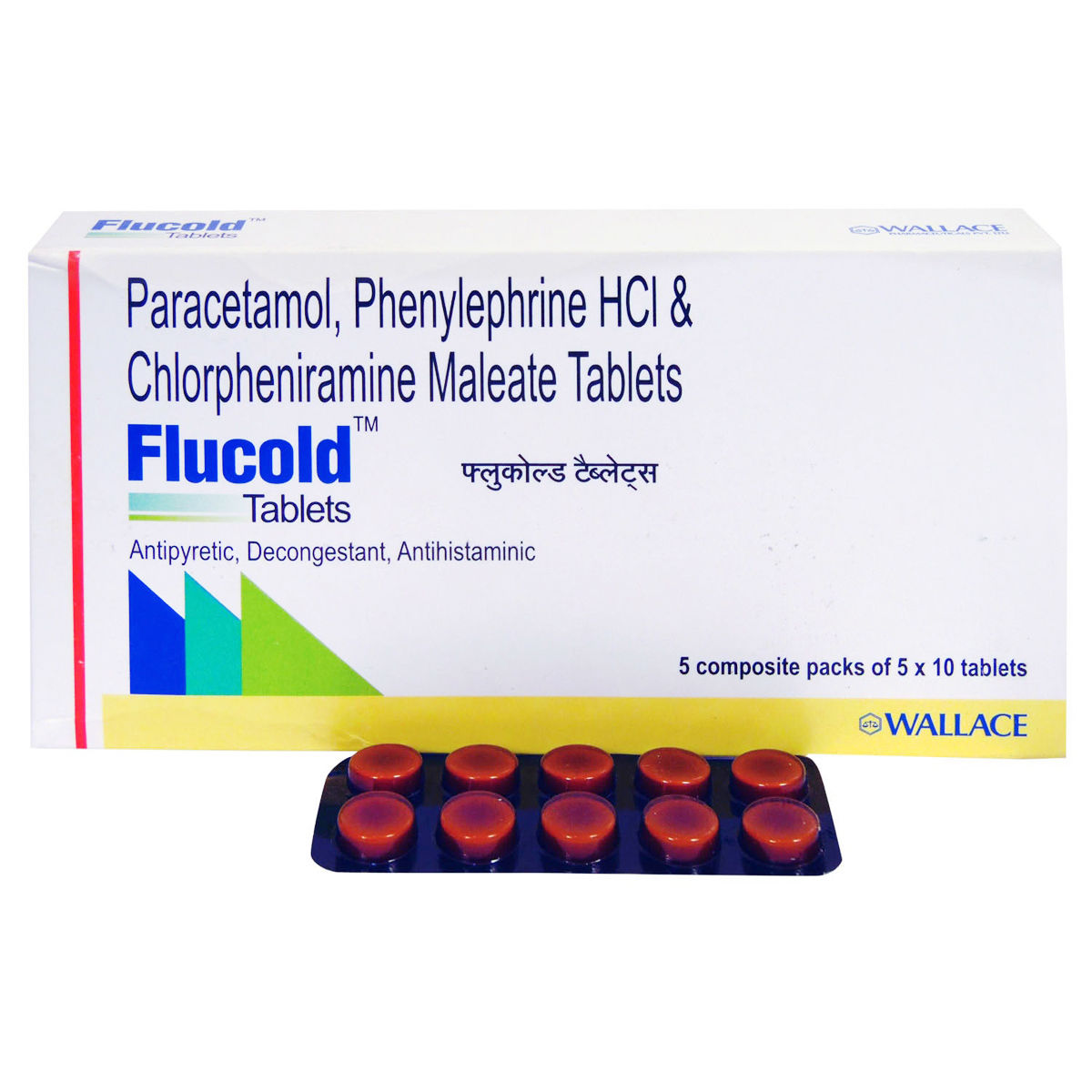 Buy Flucold Tablet 10's Online