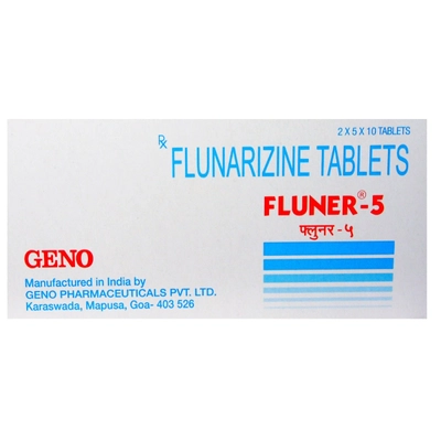 Fluner 5 mg Tablet 10's, Pack of 10 TabletS