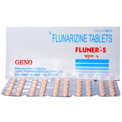 Fluner 5 mg Tablet 10's, Pack of 10 TabletS