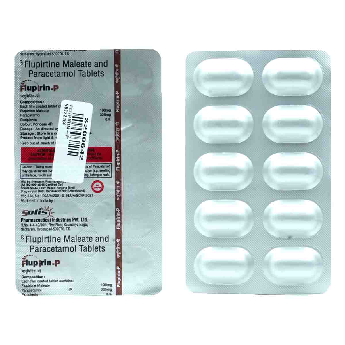 Buy Flupirin-P Tablet 10's Online