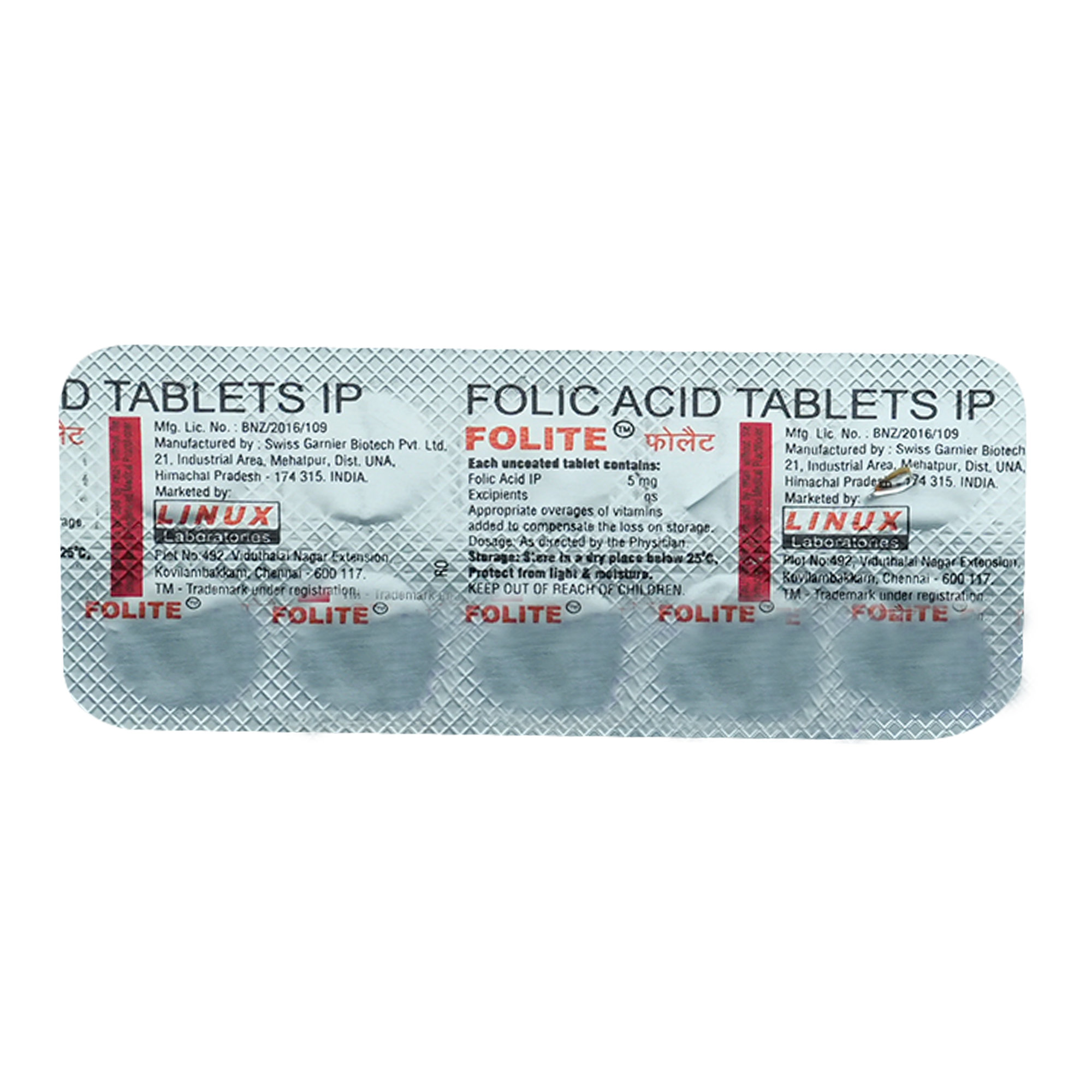 Folite Tablet 10's, Pack of 10 TabletS Folite Tablet 10's, Pack of 10 TabletS