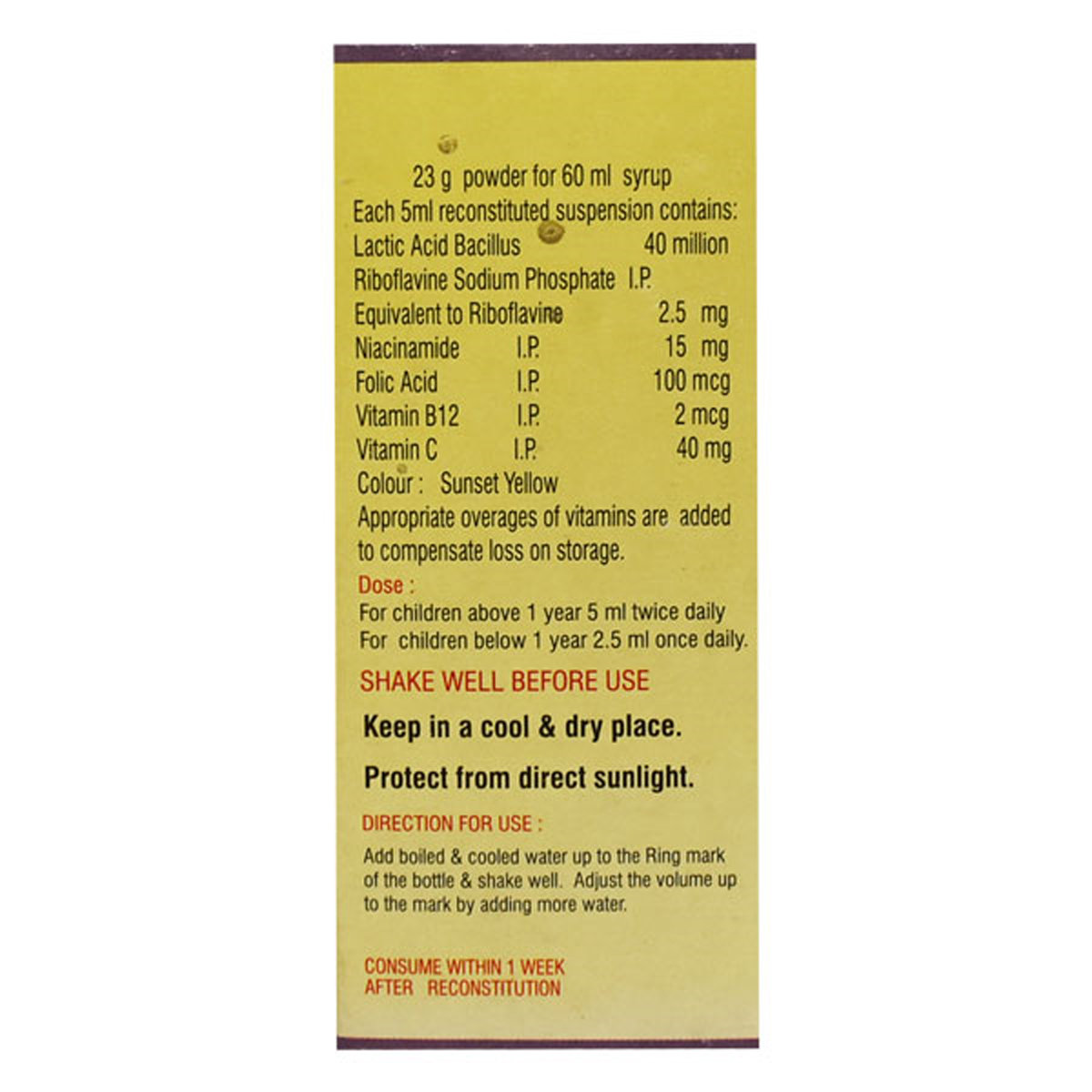 Folispor DS Syrup, Pack of 1 SYRUP Folispor DS Syrup, Pack of 1 SYRUP