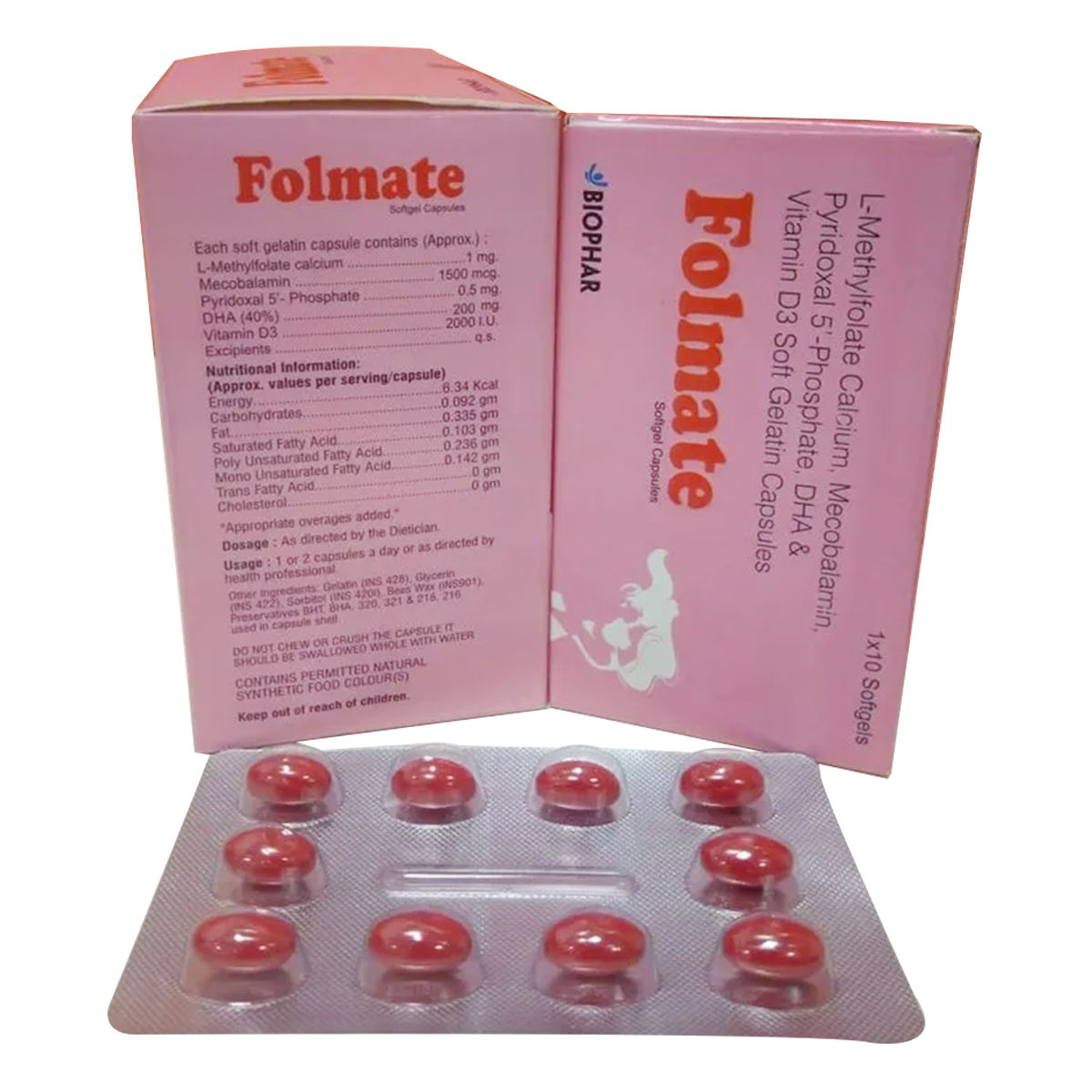 Buy Folmate Capsule 10's Online