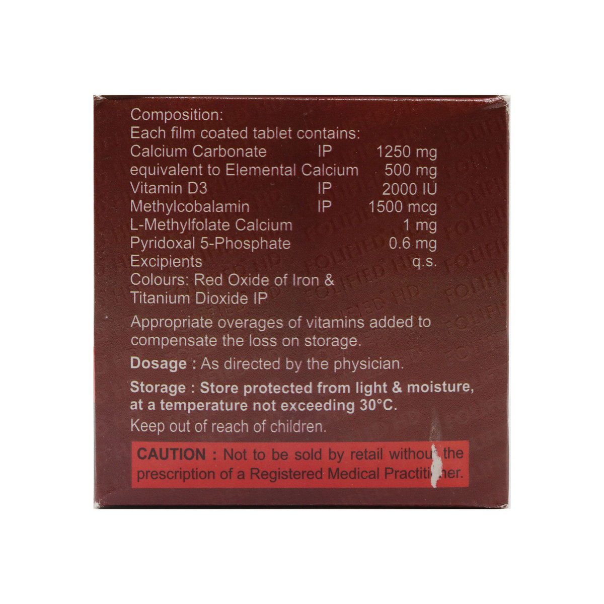 Folified HD Tablet 15's, Pack of 15 Folified HD Tablet 15's, Pack of 15