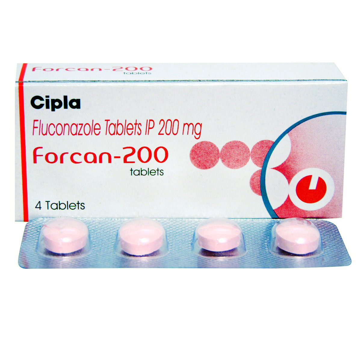 Forcan-200 Tablet 4's, Pack of 4 TABLETS Forcan-200 Tablet 4's, Pack of 4 TABLETS