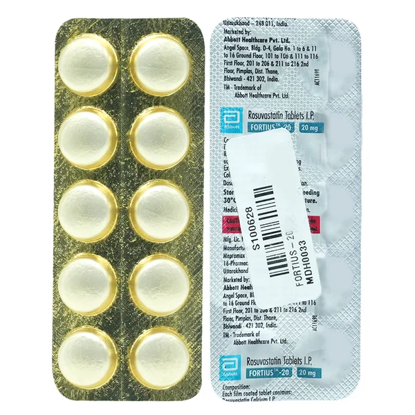 Fortius-20 Tablet 10's, Pack of 10 TABLETS