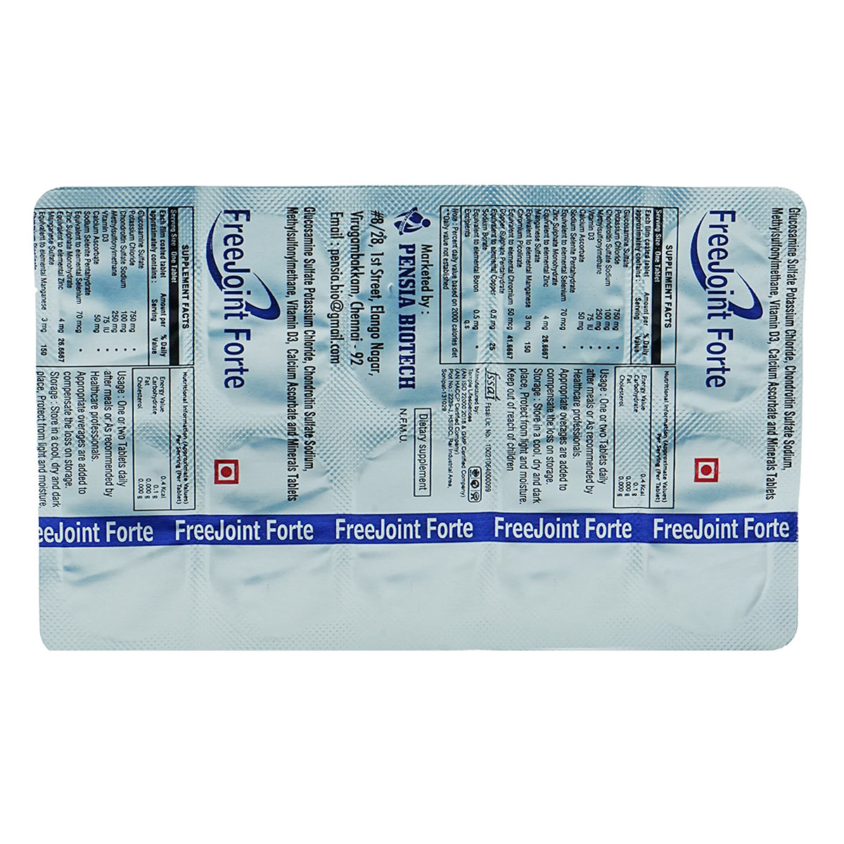 Freejoint Forte Tablet 10's, Pack of 10 Freejoint Forte Tablet 10's, Pack of 10