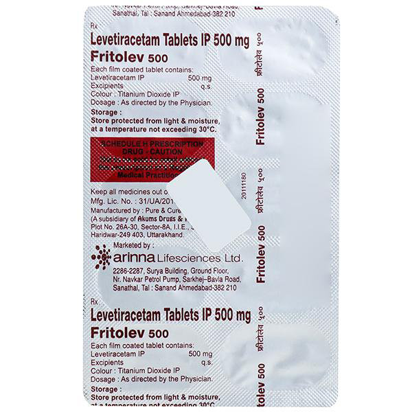 Fritolev 500 Tablet 10's, Pack of 10 TABLETS Fritolev 500 Tablet 10's, Pack of 10 TABLETS