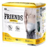 Friends Classic Adult Dry Pants Large, 10 Count, Pack of 1