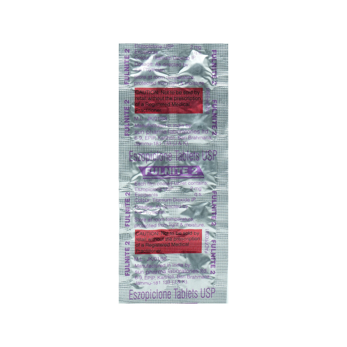 Fulnite 2 Tablet 10's, Pack of 10 TABLETS Fulnite 2 Tablet 10's, Pack of 10 TABLETS