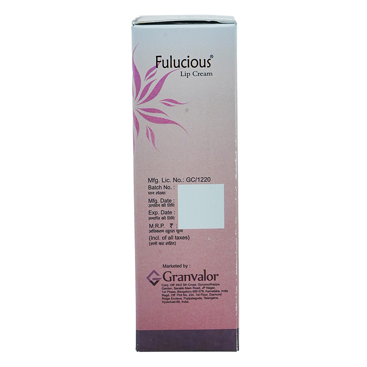 Fulucious SPF 15 Lip Cream 5 gm, Pack of 1 Fulucious SPF 15 Lip Cream 5 gm, Pack of 1