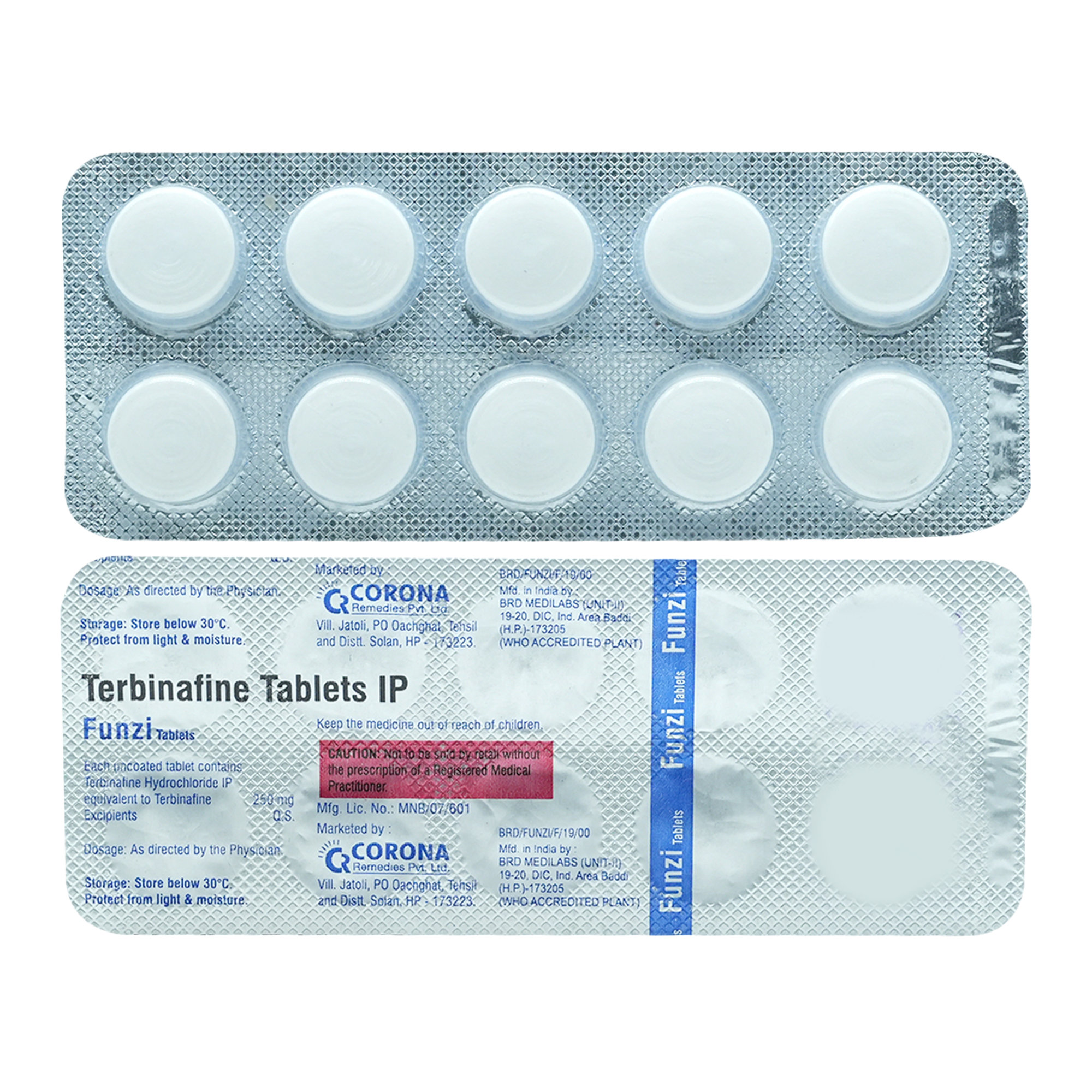 Funzi Tablet 10's, Pack of 10 TABLETS Funzi Tablet 10's, Pack of 10 TABLETS