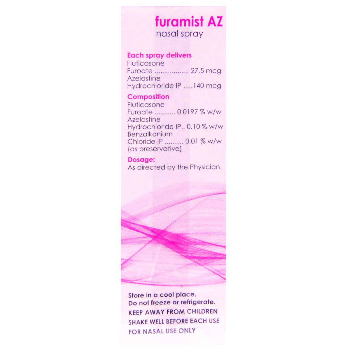 Furamist AZ Nasal Spray 9.8 gm, Pack of 1 SPRAY Furamist AZ Nasal Spray 9.8 gm, Pack of 1 SPRAY