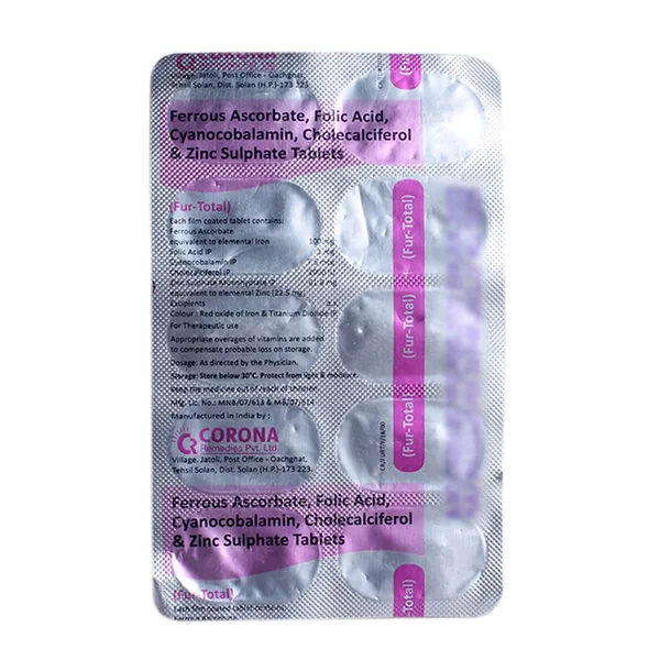 Fur Total Tablet 10's, Pack of 10