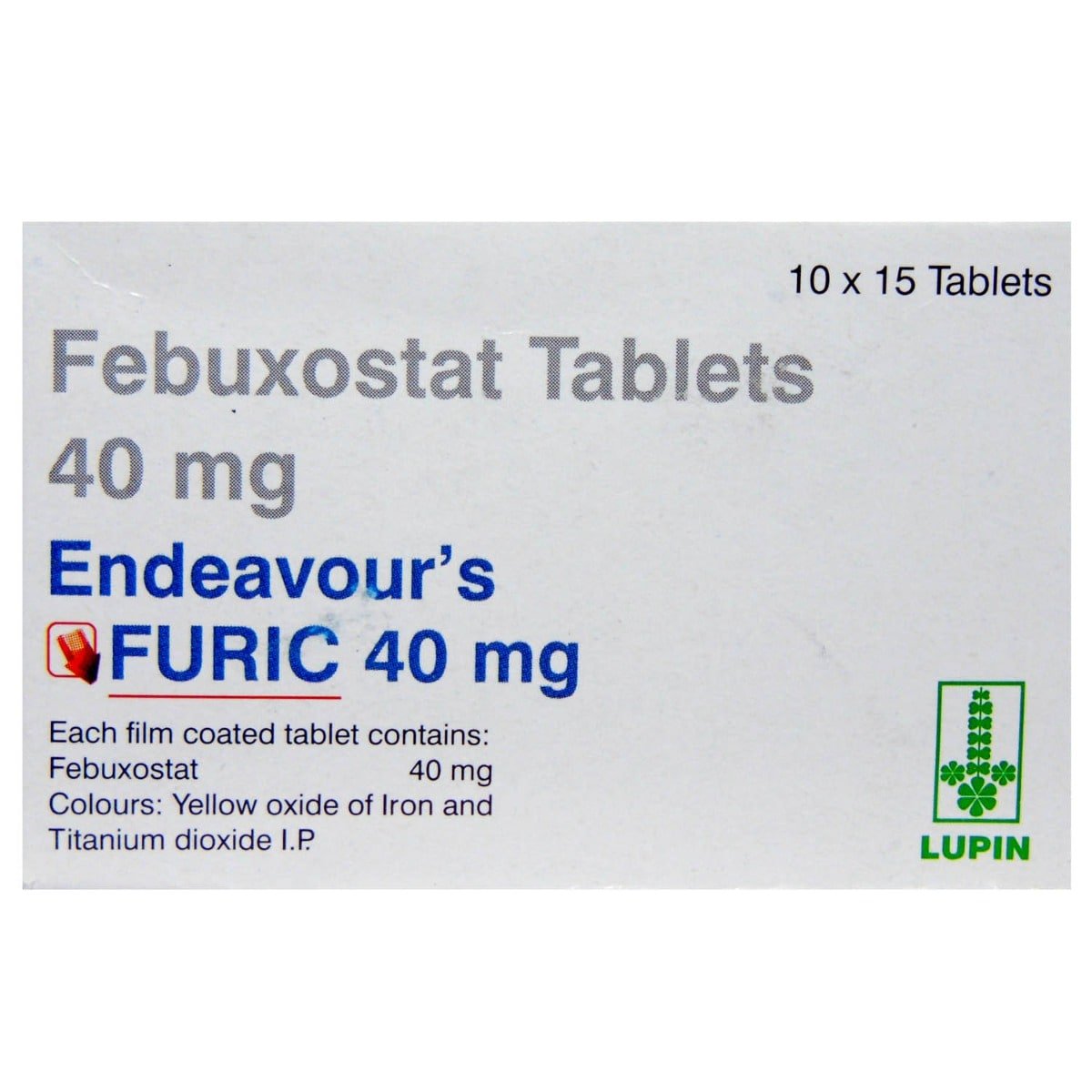 Furic 40 mg Tablet 15's, Pack of 15 TABLETS Furic 40 mg Tablet 15's, Pack of 15 TABLETS