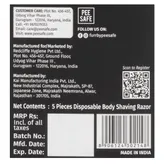 FURR by Pee Safe Body Shaving Razor, 5 Count, Pack of 1