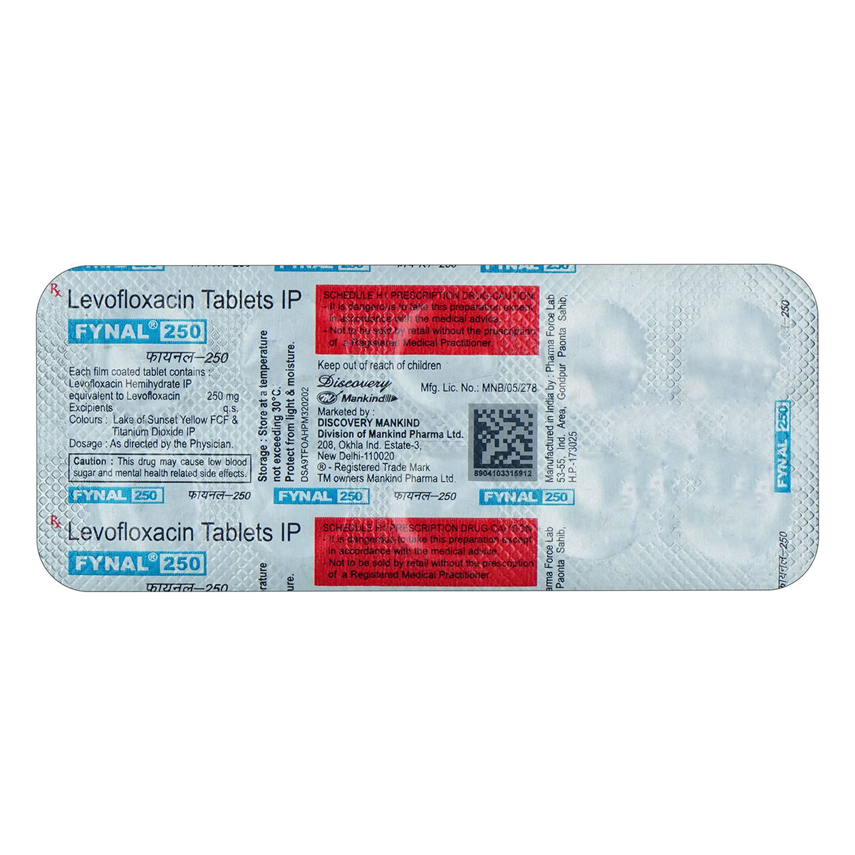 Fynal 250 mg Tablet 10's, Pack of 10 TabletS Fynal 250 mg Tablet 10's, Pack of 10 TabletS