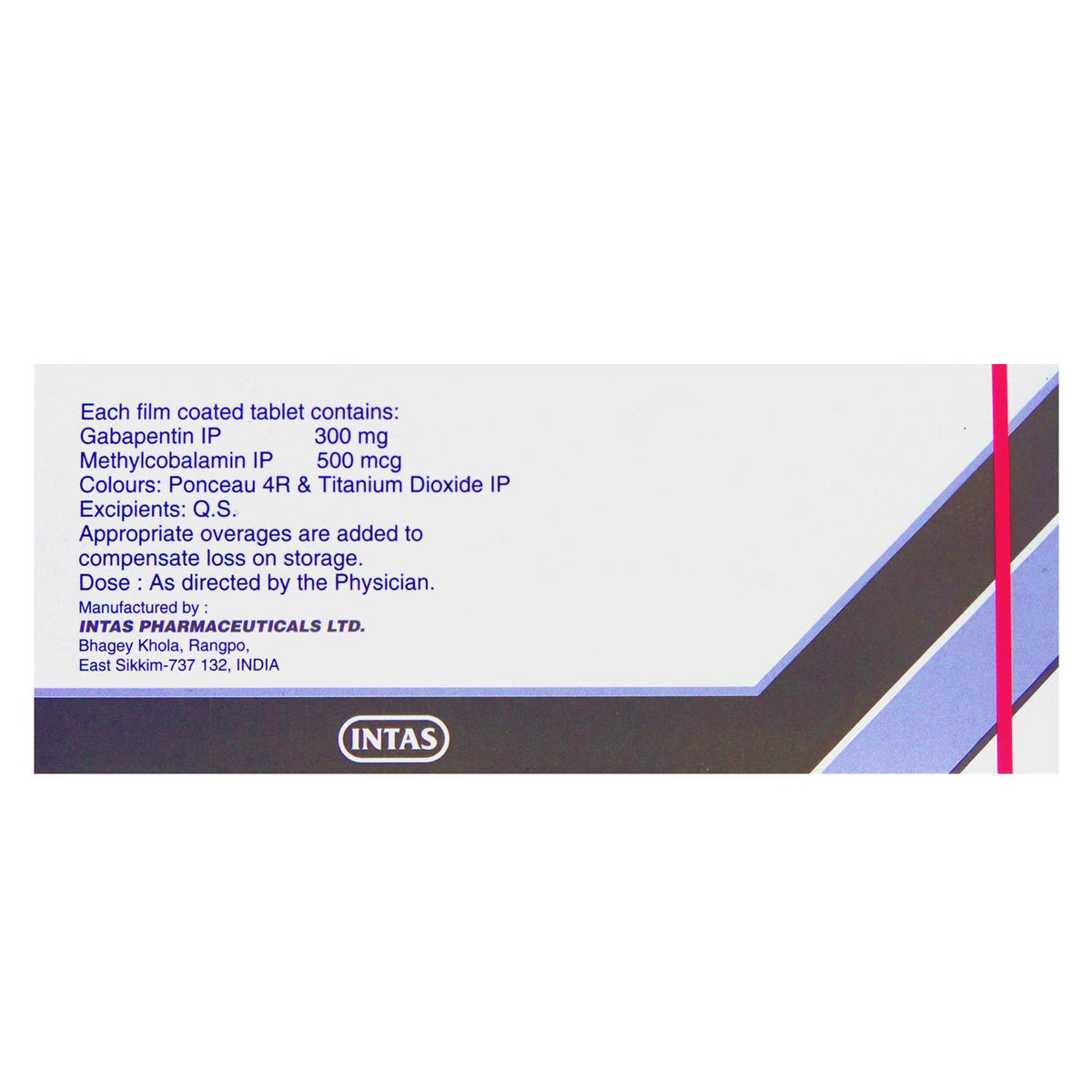 Gabapin ME Tablet 10's, Pack of 10 TABLETS Gabapin ME Tablet 10's, Pack of 10 TABLETS