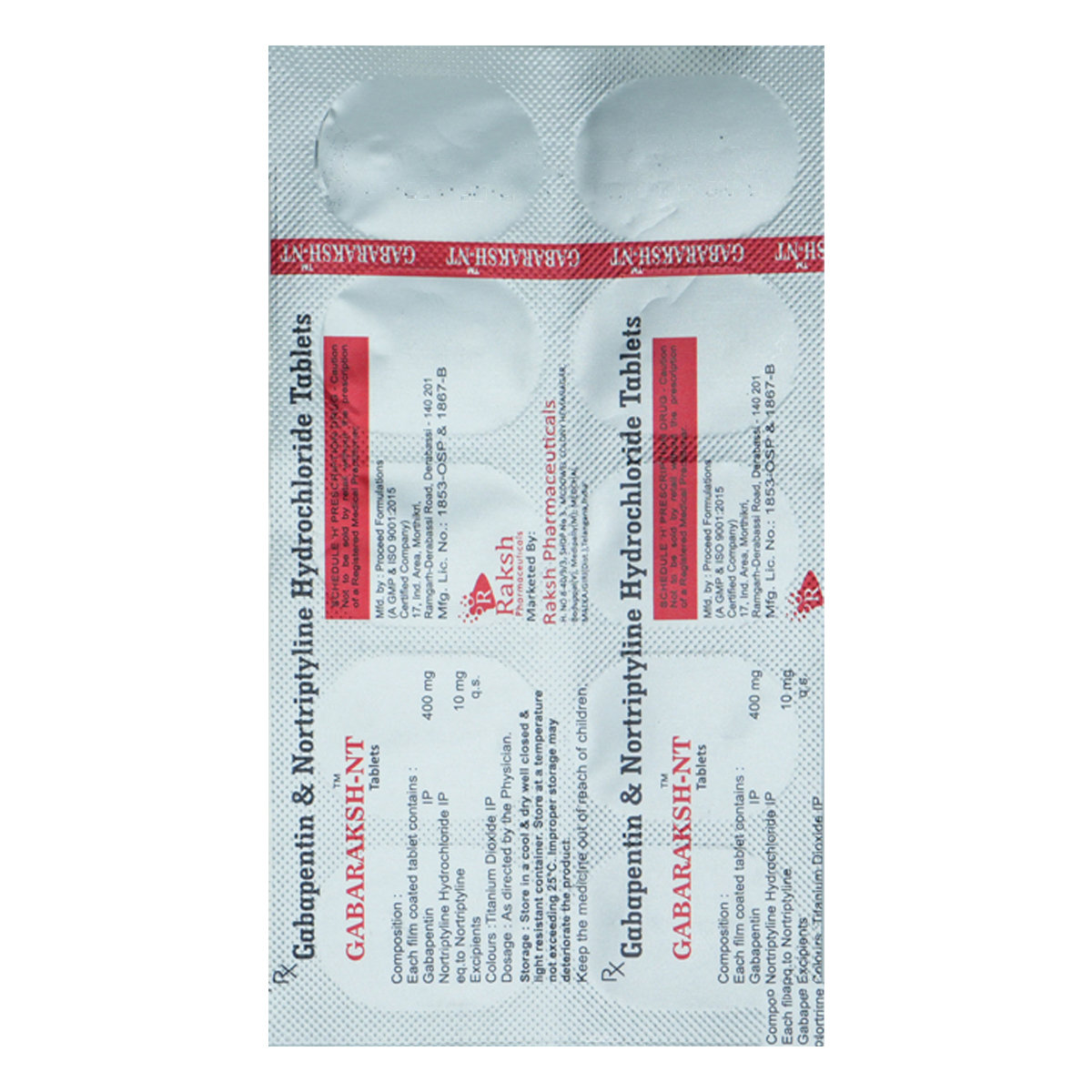 Gabaraksh-NT Tablet 10's, Pack of 10 TabletS Gabaraksh-NT Tablet 10's, Pack of 10 TabletS