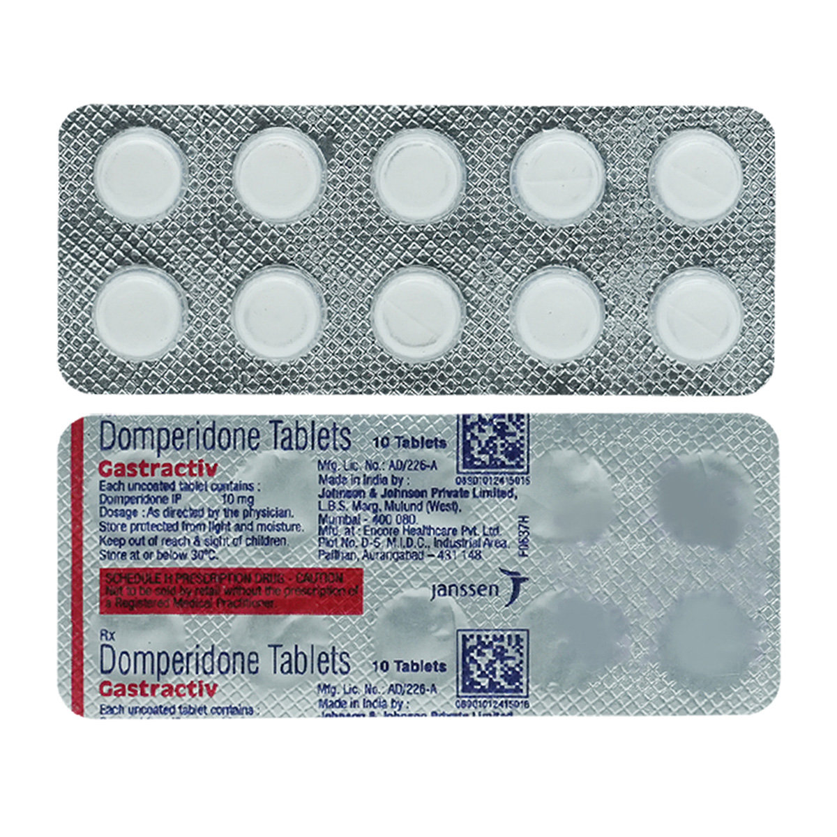 Gastractiv Tablet 10's, Pack of 10 TABLETS Gastractiv Tablet 10's, Pack of 10 TABLETS