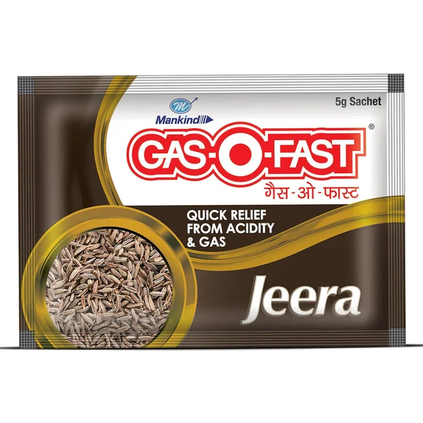 Gas-O-Fast Active Jeera Sachet, 5 gm, Pack of 1