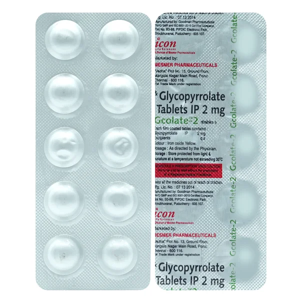 Gcolate 2 Tablet 10's, Pack of 10 TABLETS