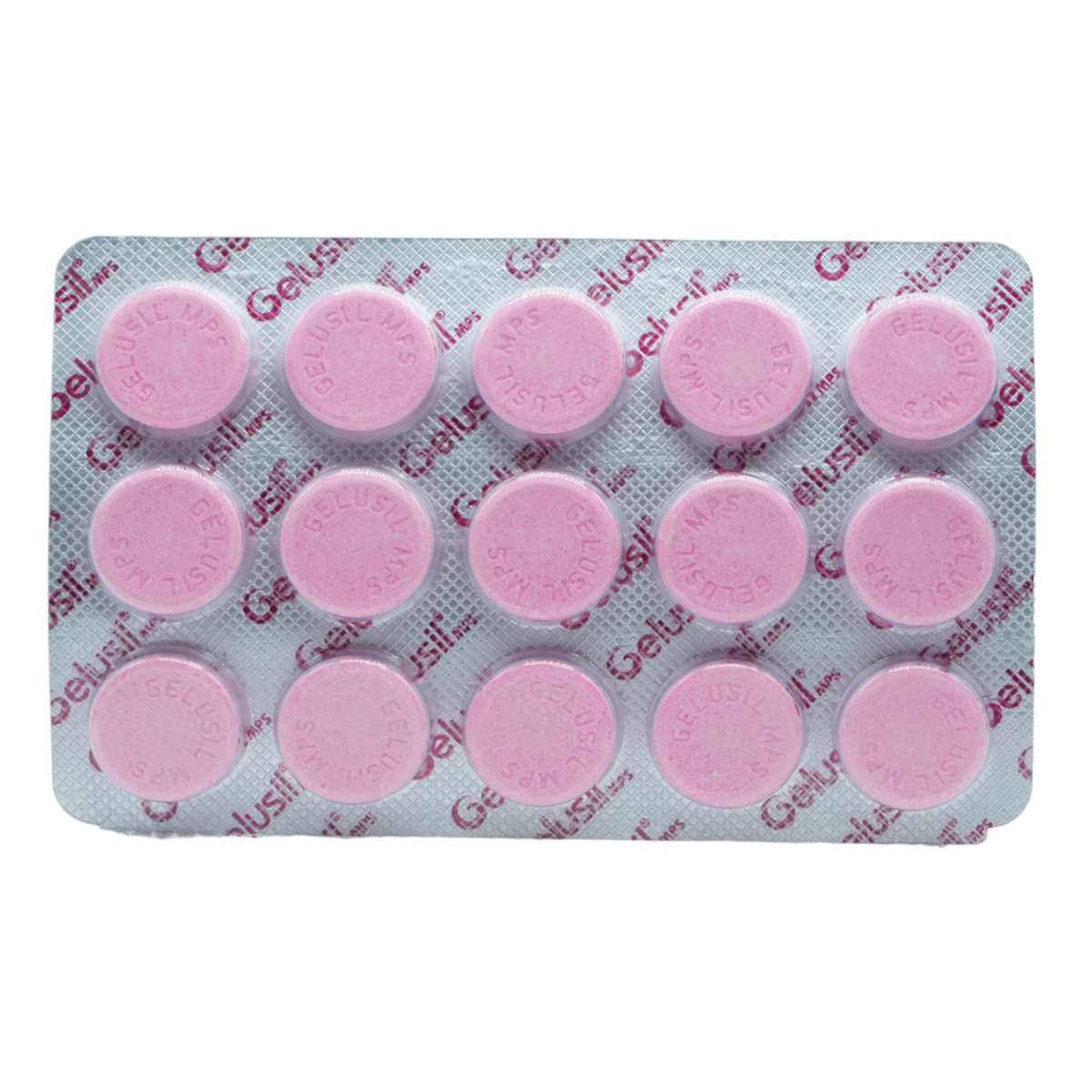 Gelusil Mps Chewable Tablet 15's, Pack of 15 Chewable TabletS Gelusil Mps Chewable Tablet 15's, Pack of 15 Chewable TabletS