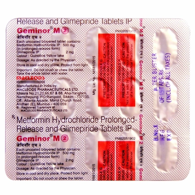 Geminor M 2 Tablet 15's, Pack of 15 TABLETS