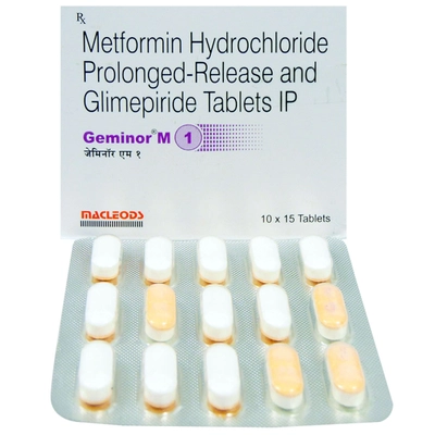 Geminor M 1 Tablet 15's, Pack of 15 TABLETS