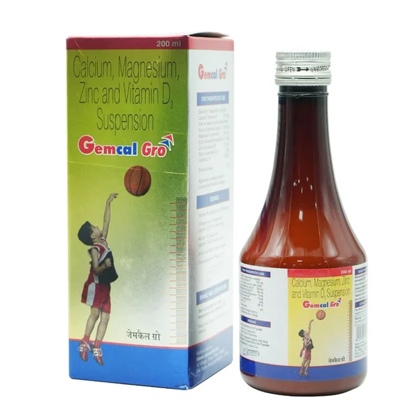 Gemcal Gro Suspension 200 ml, Pack of 1