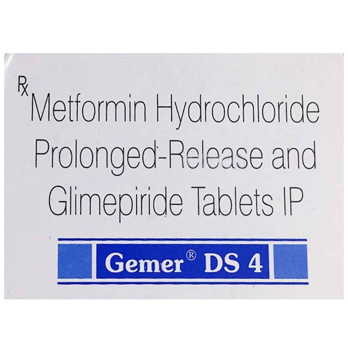 Gemer DS 4 Tablet 10's, Pack of 10 TABLETS Gemer DS 4 Tablet 10's, Pack of 10 TABLETS