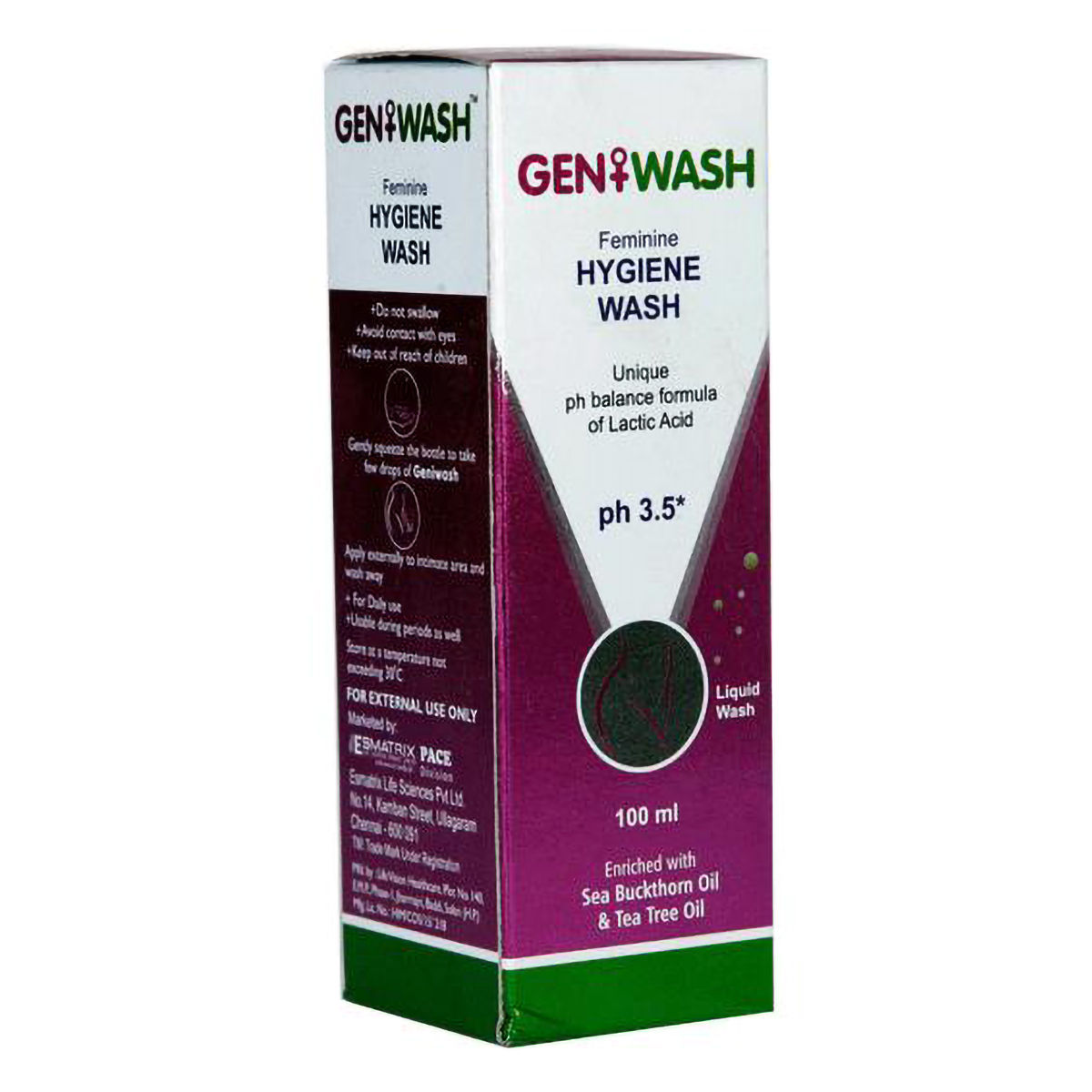 Buy Geni Wash 100Ml Feminine Higiene Wash Online