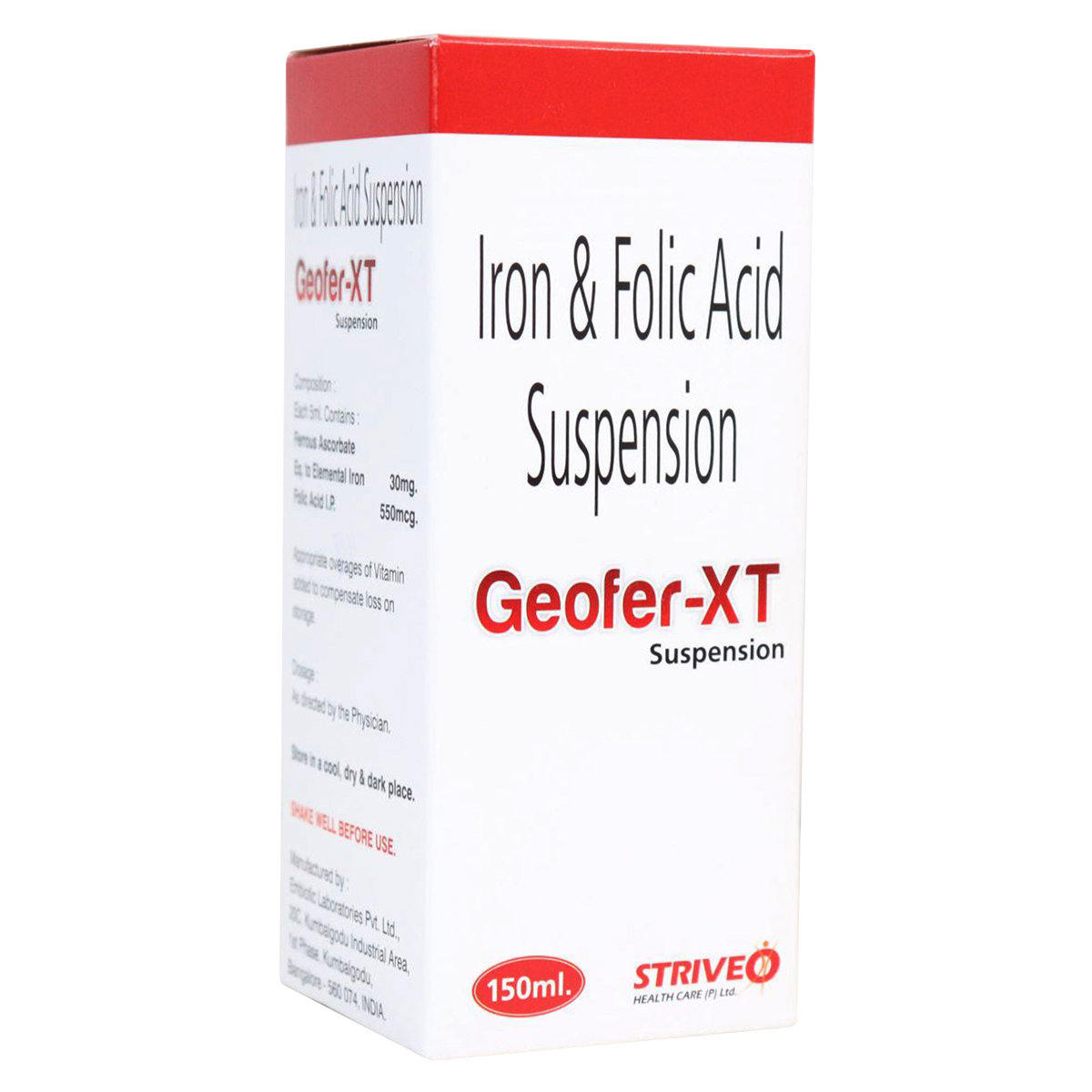 Geofer-XT Suspension 150 ml, Pack of 1 SUSPENSION Geofer-XT Suspension 150 ml, Pack of 1 SUSPENSION