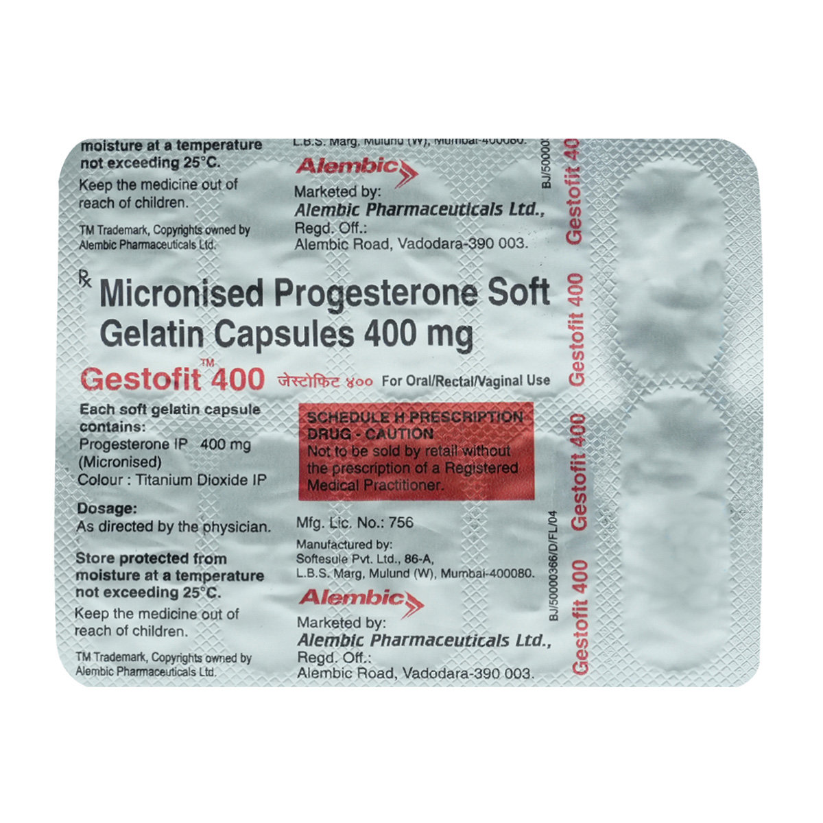 Gestofit 400 Capsule 10's, Pack of 10 CapsuleS Gestofit 400 Capsule 10's, Pack of 10 CapsuleS